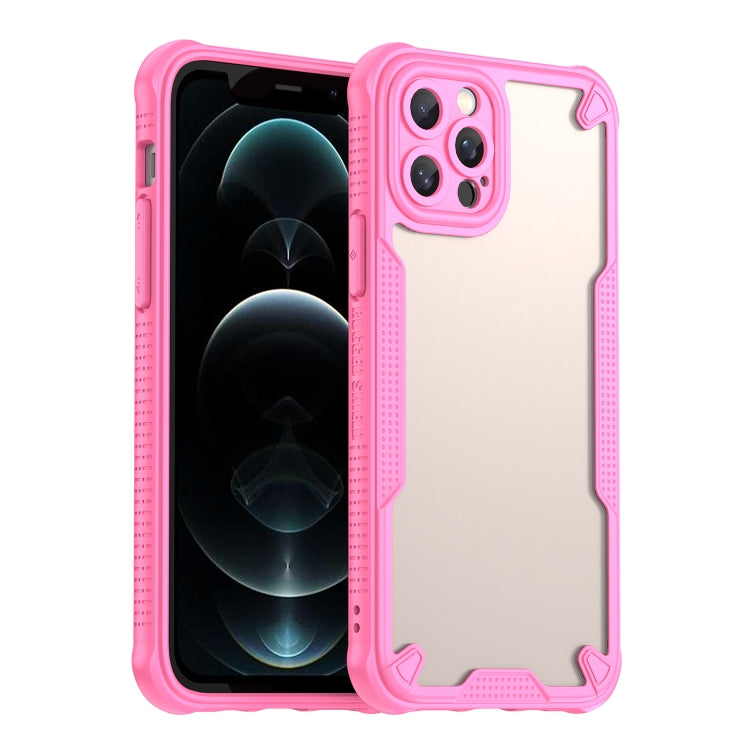 Armor Glaze PC Hybrid TPU Phone Case, For iPhone 13, For iPhone 13 mini, For iPhone 12, For iPhone 12 Pro Max