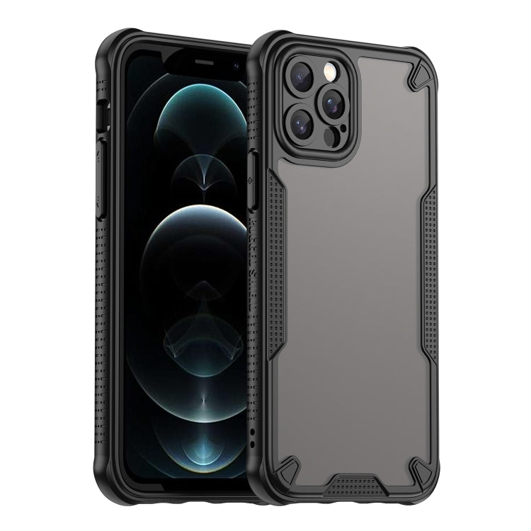 Armor Glaze PC Hybrid TPU Phone Case, For iPhone 13, For iPhone 13 mini, For iPhone 12, For iPhone 12 Pro Max