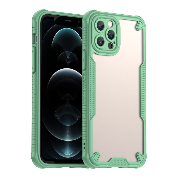 Armor Glaze PC Hybrid TPU Phone Case, For iPhone 13, For iPhone 13 mini, For iPhone 12, For iPhone 12 Pro Max
