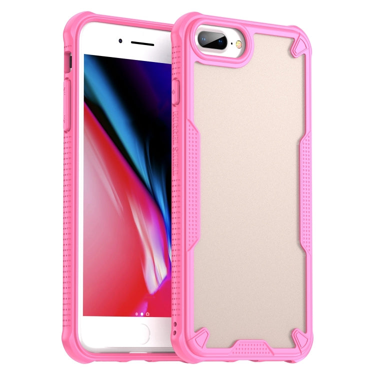 Armor Glaze PC Hybrid TPU Phone Case, For iPhone X, For iPhone 8 Plus, For iPhone 8, For iPhone 7 Plus