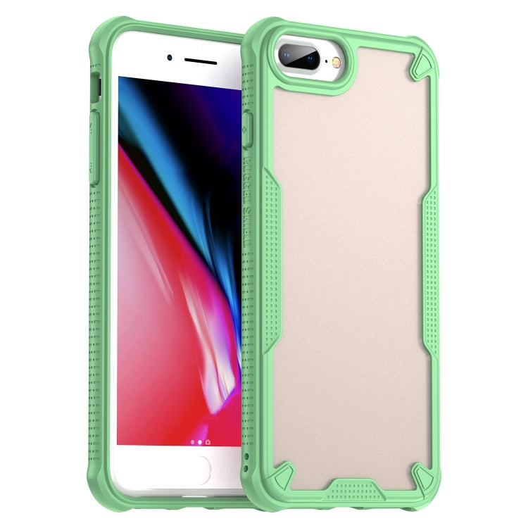 Armor Glaze PC Hybrid TPU Phone Case, For iPhone X, For iPhone 8 Plus, For iPhone 8, For iPhone 7 Plus