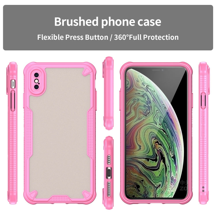 Armor Glaze PC Hybrid TPU Phone Case, For iPhone 11 Pro, For iPhone XS, For iPhone XR, For iPhone XS Max