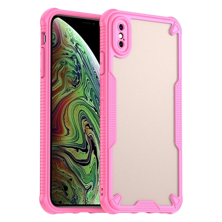 Armor Glaze PC Hybrid TPU Phone Case, For iPhone X, For iPhone 8 Plus, For iPhone 8, For iPhone 7 Plus