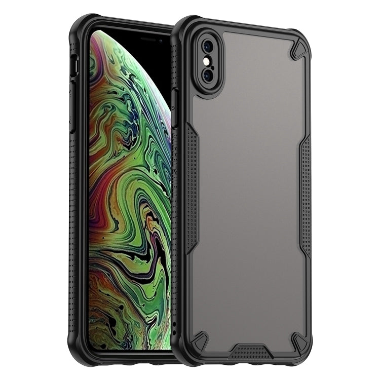 Armor Glaze PC Hybrid TPU Phone Case, For iPhone X, For iPhone 8 Plus, For iPhone 8, For iPhone 7 Plus