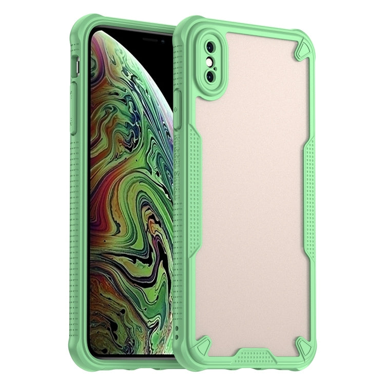 Armor Glaze PC Hybrid TPU Phone Case, For iPhone X, For iPhone 8 Plus, For iPhone 8, For iPhone 7 Plus