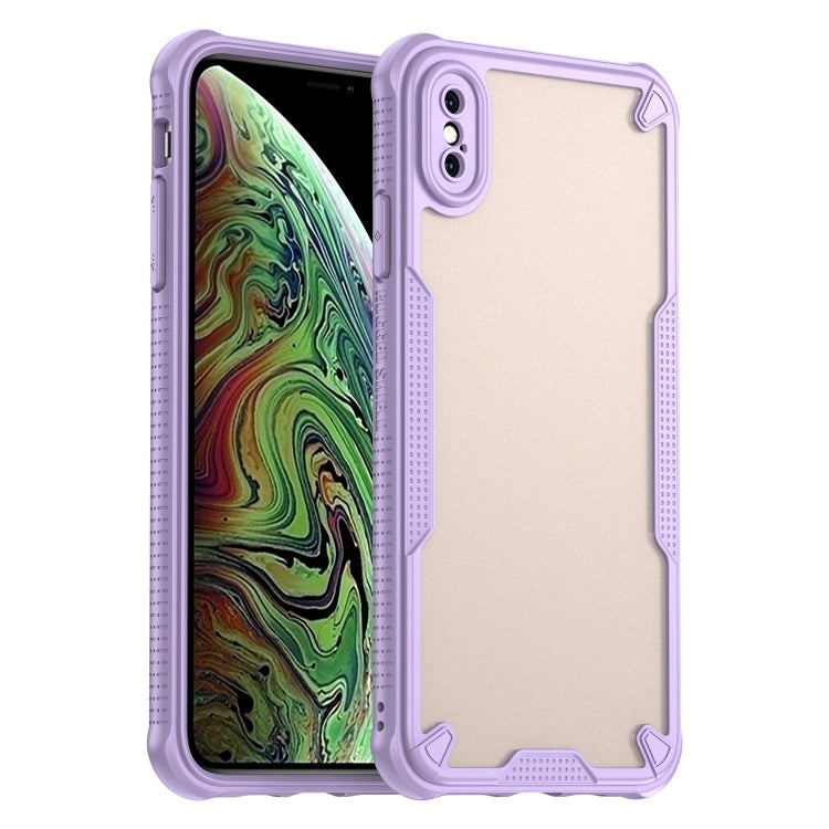 Armor Glaze PC Hybrid TPU Phone Case, For iPhone X, For iPhone 8 Plus, For iPhone 8, For iPhone 7 Plus