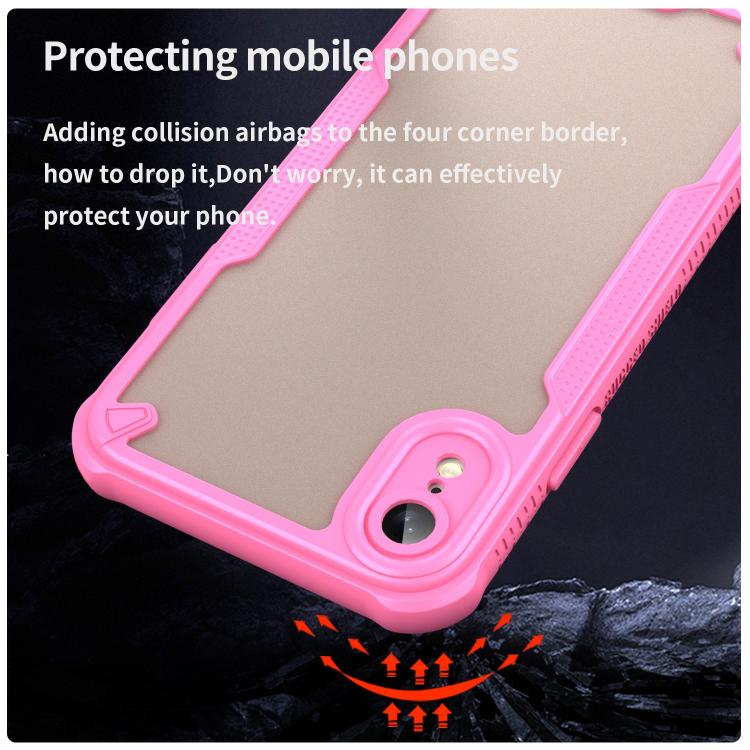 Armor Glaze PC Hybrid TPU Phone Case, For iPhone X, For iPhone 8 Plus, For iPhone 8, For iPhone 7 Plus