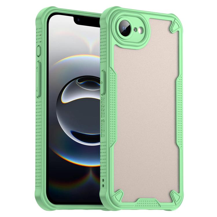 Armor Glaze PC Hybrid TPU Phone Case, For iPhone 17 Pro Max, For iPhone 17 Pro, For iPhone 17, For iPhone 17 Air