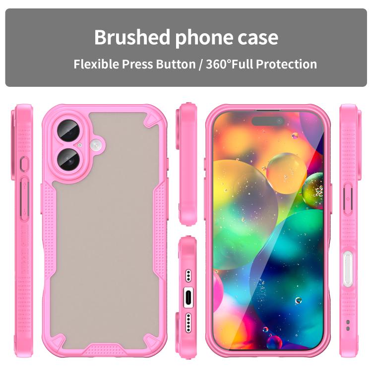 Armor Glaze PC Hybrid TPU Phone Case, For iPhone 17 Pro Max, For iPhone 17 Pro, For iPhone 17, For iPhone 17 Air