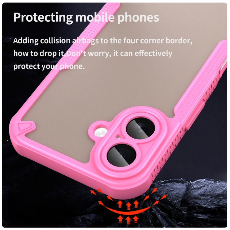 Armor Glaze PC Hybrid TPU Phone Case, For iPhone 17 Pro Max, For iPhone 17 Pro, For iPhone 17, For iPhone 17 Air