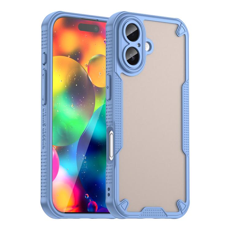 Armor Glaze PC Hybrid TPU Phone Case, iPhone 16e, For iPhone 16 Pro Max, For iPhone 16 Pro, For iPhone 16 Plus