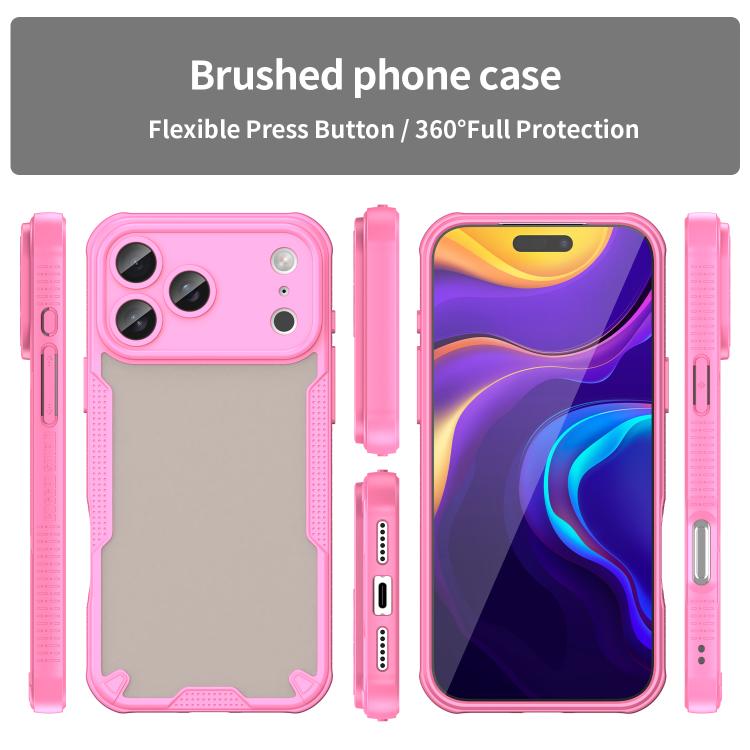 Armor Glaze PC Hybrid TPU Phone Case, iPhone 16e, For iPhone 16 Pro Max, For iPhone 16 Pro, For iPhone 16 Plus