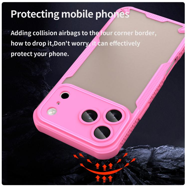 Armor Glaze PC Hybrid TPU Phone Case, iPhone 16e, For iPhone 16 Pro Max, For iPhone 16 Pro, For iPhone 16 Plus