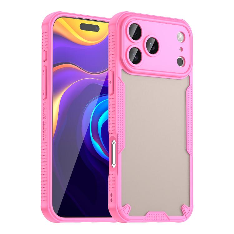 Armor Glaze PC Hybrid TPU Phone Case, For iPhone 17 Pro Max, For iPhone 17 Pro, For iPhone 17, For iPhone 17 Air