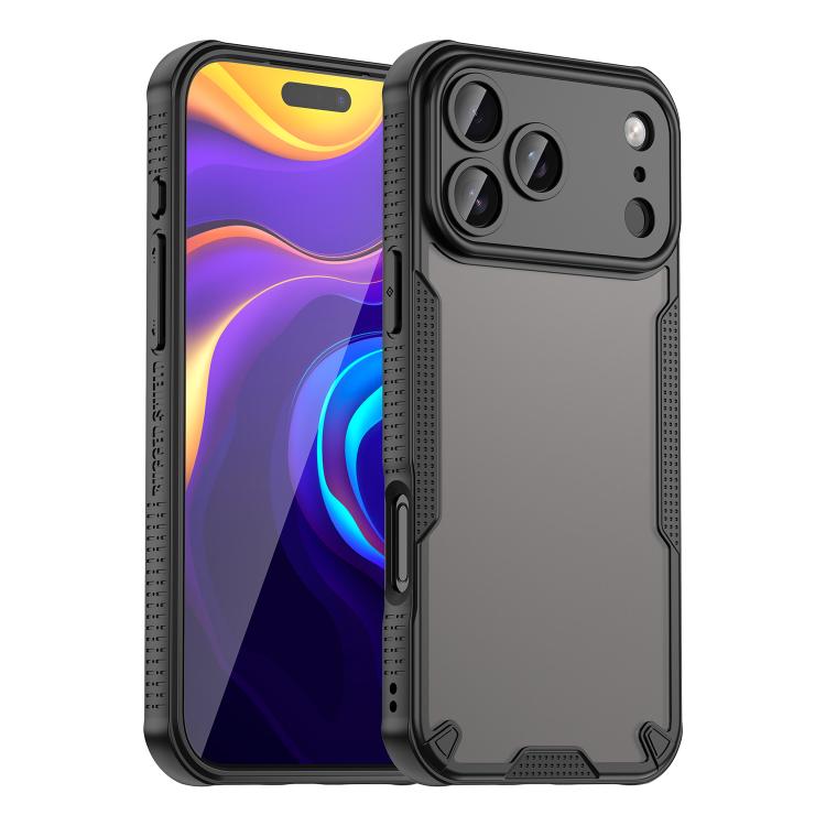 Armor Glaze PC Hybrid TPU Phone Case, iPhone 16e, For iPhone 16 Pro Max, For iPhone 16 Pro, For iPhone 16 Plus