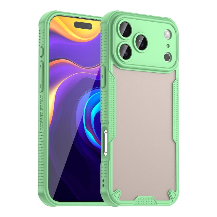 Armor Glaze PC Hybrid TPU Phone Case, For iPhone 17 Pro Max, For iPhone 17 Pro, For iPhone 17, For iPhone 17 Air