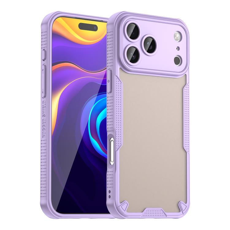 Armor Glaze PC Hybrid TPU Phone Case, For iPhone 17 Pro Max, For iPhone 17 Pro, For iPhone 17, For iPhone 17 Air