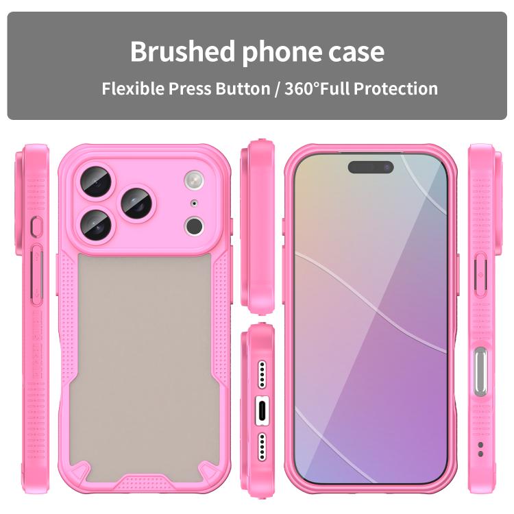 Armor Glaze PC Hybrid TPU Phone Case, iPhone 16e, For iPhone 16 Pro Max, For iPhone 16 Pro, For iPhone 16 Plus