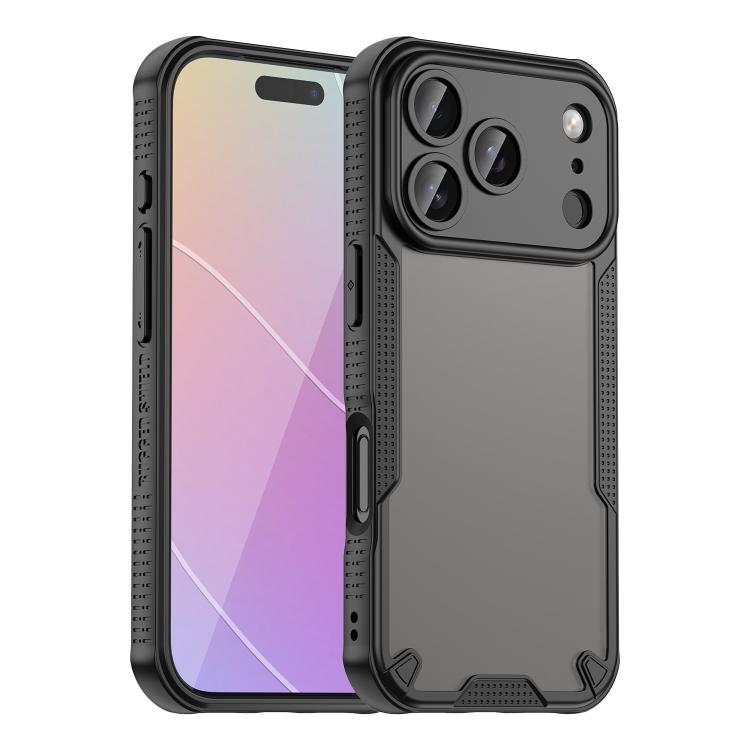 Armor Glaze PC Hybrid TPU Phone Case, For iPhone 17 Pro Max, For iPhone 17 Pro, For iPhone 17, For iPhone 17 Air