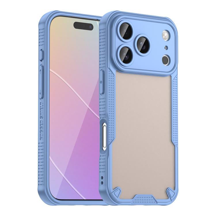 Armor Glaze PC Hybrid TPU Phone Case, For iPhone 17 Pro Max, For iPhone 17 Pro, For iPhone 17, For iPhone 17 Air