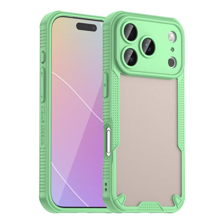 Armor Glaze PC Hybrid TPU Phone Case, For iPhone 17 Pro Max, For iPhone 17 Pro, For iPhone 17, For iPhone 17 Air