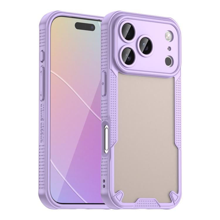 Armor Glaze PC Hybrid TPU Phone Case, For iPhone 17 Pro Max, For iPhone 17 Pro, For iPhone 17, For iPhone 17 Air