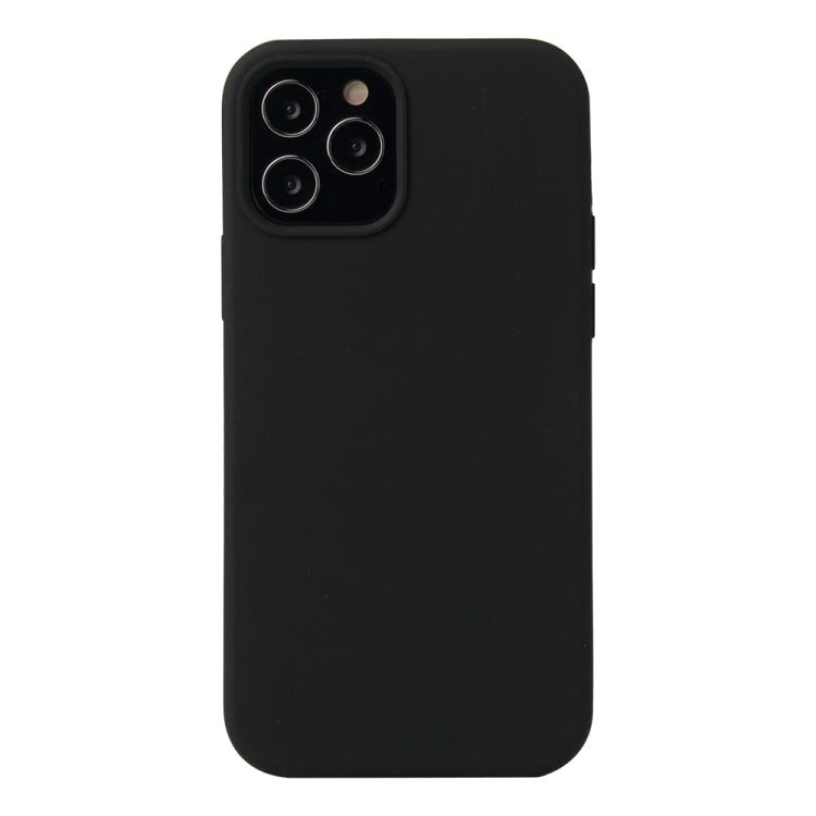 Solid Color Liquid Silicone Shockproof Protective Case, For iPhone 12 Pro Max