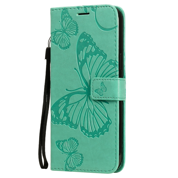 3D Butterfly Embossed Pattern Horizontal Flip Leather Case with Holder & Card Slot & Wallet & Lanyard, For iPhone 12 Pro Max, For LG K41S & K51S, For LG K51
