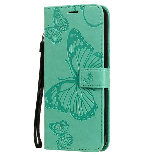 Horizontal flip design iPhone 12 Pro Max case featuring raised butterfly pattern texture