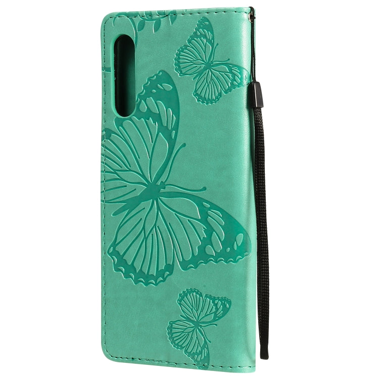 3D Butterfly Embossed Pattern Horizontal Flip Leather Case with Holder & Card Slot & Wallet & Lanyard, For LG G9, For iPhone 12 mini, For iPhone 12 / 12 Pro