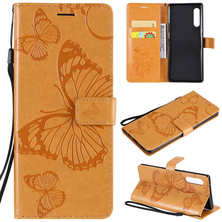 3D Butterfly Embossed Pattern Horizontal Flip Leather Case with Holder & Card Slot & Wallet & Lanyard, For LG G9, For iPhone 12 mini, For iPhone 12 / 12 Pro