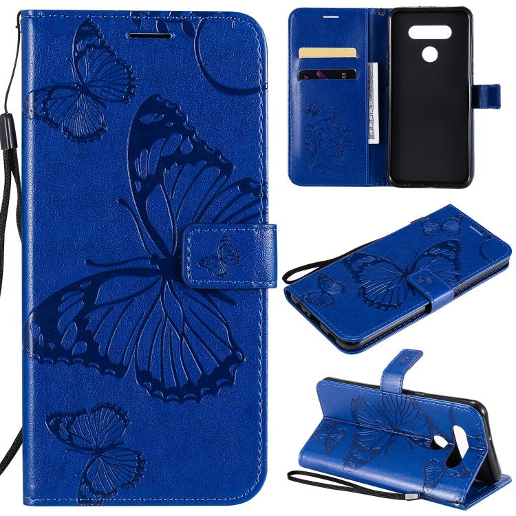 3D Butterfly Embossed Pattern Horizontal Flip Leather Case with Holder & Card Slot & Wallet & Lanyard, For iPhone 12 Pro Max, For LG K41S & K51S, For LG K51