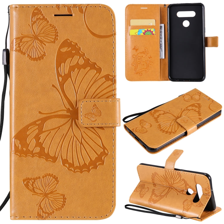 3D Butterfly Embossed Pattern Horizontal Flip Leather Case with Holder & Card Slot & Wallet & Lanyard, For iPhone 12 Pro Max, For LG K41S & K51S, For LG K51