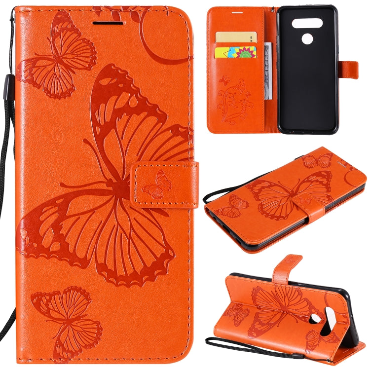 3D Butterfly Embossed Pattern Horizontal Flip Leather Case with Holder & Card Slot & Wallet & Lanyard, For iPhone 12 Pro Max, For LG K41S & K51S, For LG K51