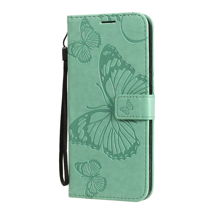 3D Butterfly Embossed Pattern Horizontal Flip Leather Case with Holder & Card Slot & Wallet & Lanyard, For LG K61, For LG Stylo 6, For LG K50S