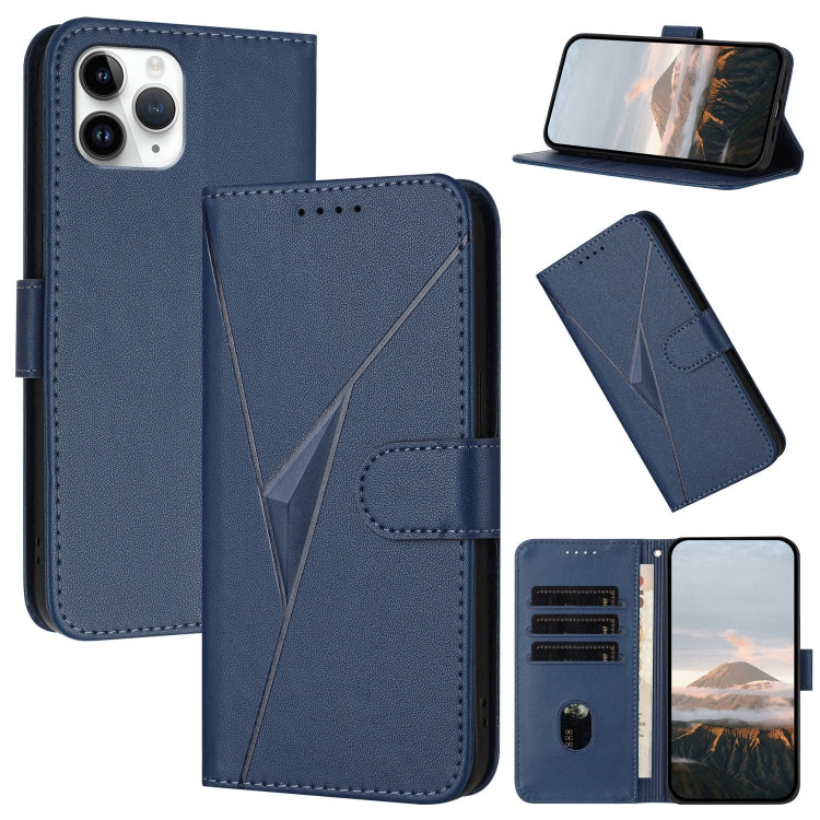Triangle Pattern Buckle Clasp Leather Phone Case, For iPhone 11 Pro, For iPhone X / XS, For iPhone XR