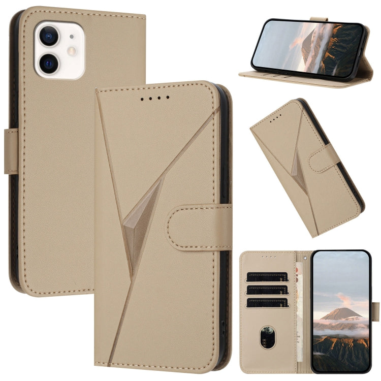Triangle Pattern Buckle Clasp Leather Phone Case, For iPhone 12 mini, For iPhone 11 Pro Max, For iPhone 11