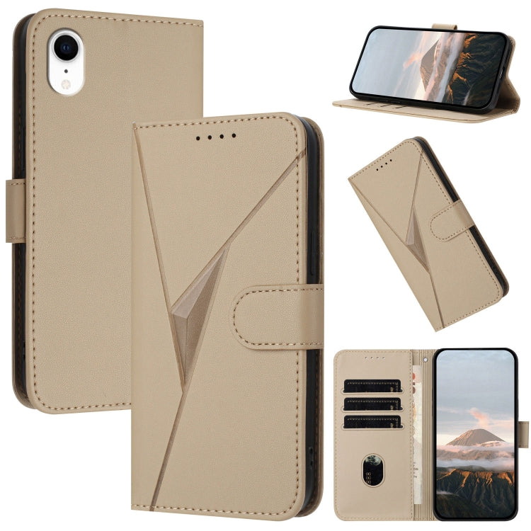 Triangle Pattern Buckle Clasp Leather Phone Case, For iPhone 11 Pro, For iPhone X / XS, For iPhone XR