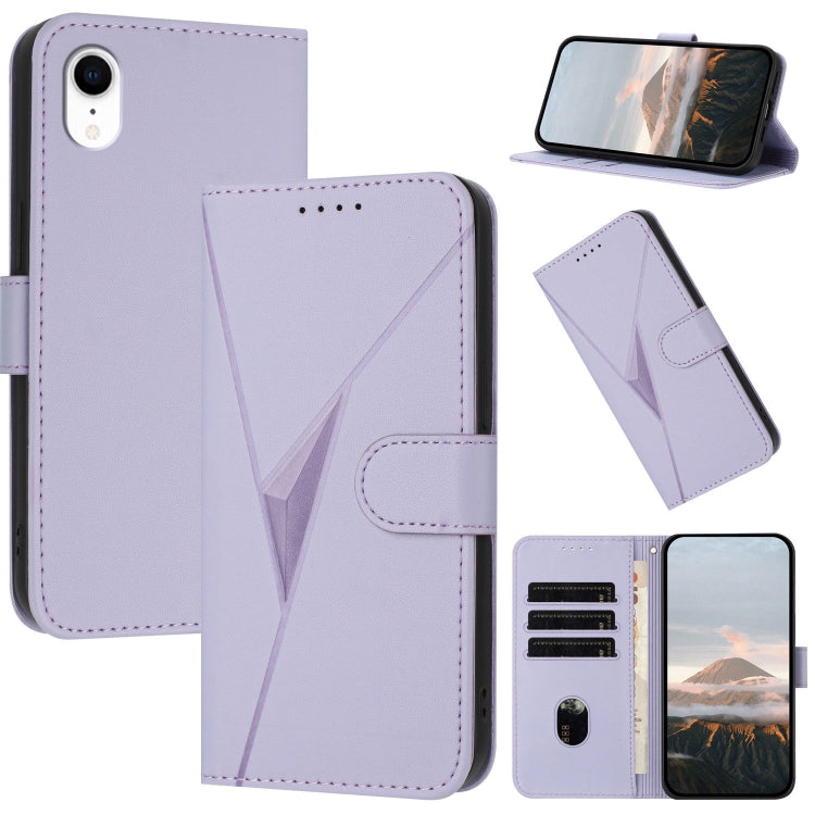 Triangle Pattern Buckle Clasp Leather Phone Case, For iPhone 11 Pro, For iPhone X / XS, For iPhone XR