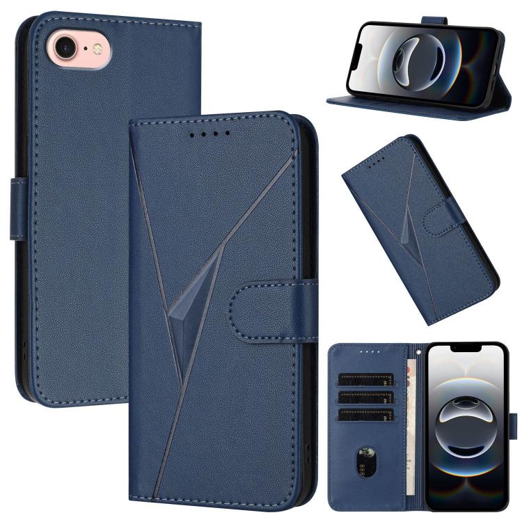 Triangle Pattern Buckle Clasp Leather Phone Case, For iPhone 17 Air, iPhone 16e, For iPhone 16 Pro Max