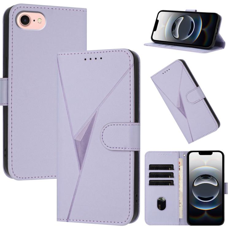 Triangle Pattern Buckle Clasp Leather Phone Case, For iPhone 17 Air, iPhone 16e, For iPhone 16 Pro Max