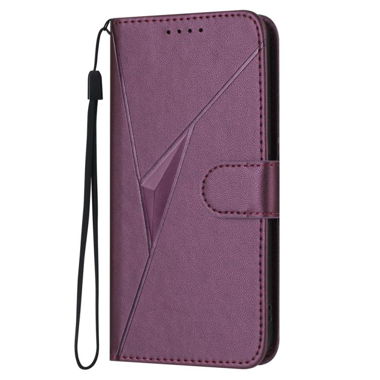 Triangle Pattern Buckle Clasp Leather Phone Case, For iPhone 17 Pro Max, For iPhone 17 Pro, For iPhone 17