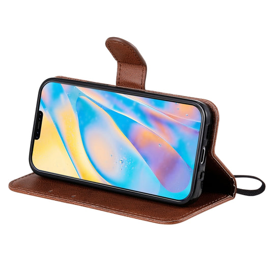 Premium leather protective case for iPhone 12 Pro Max with horizontal flip closure