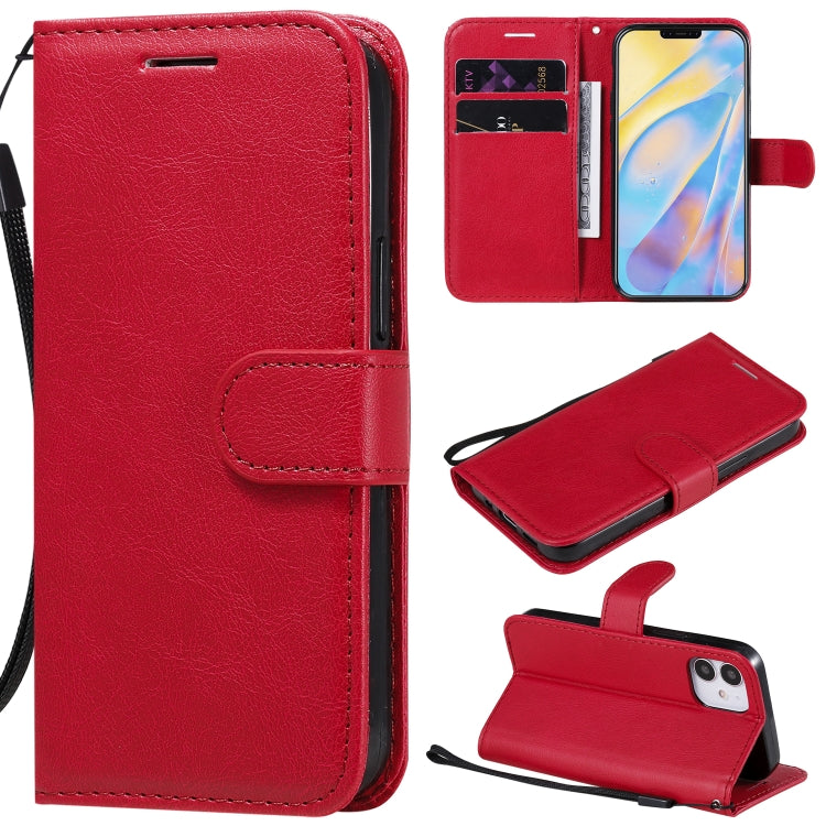 Solid Color Horizontal Flip Protective Leather Case with Holder & Card Slots & Wallet & Photo Frame & Lanyard