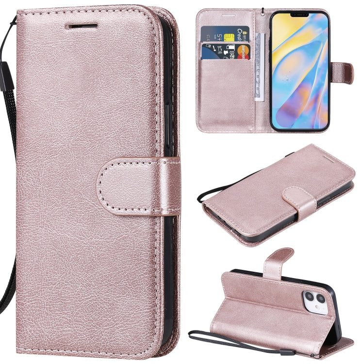 Solid Color Horizontal Flip Protective Leather Case with Holder & Card Slots & Wallet & Photo Frame & Lanyard