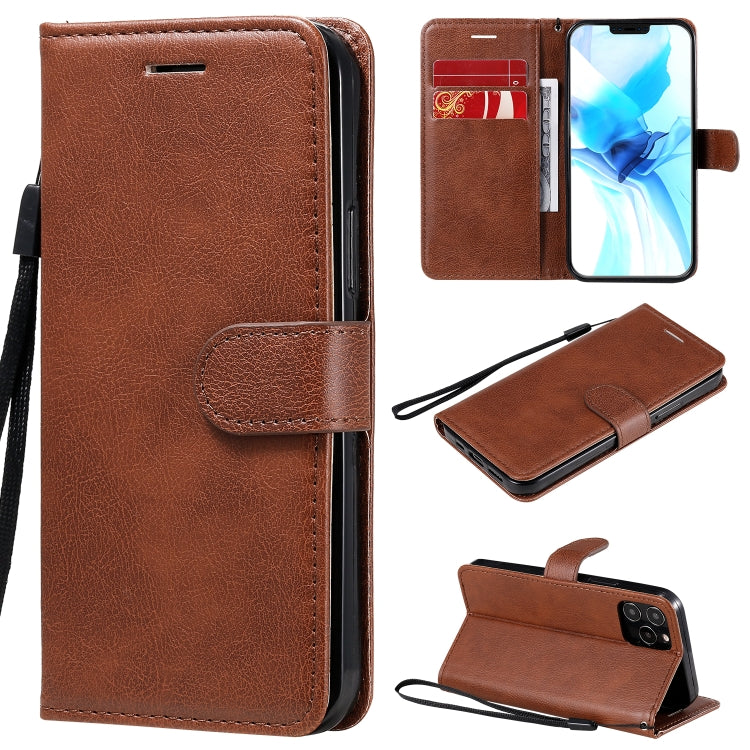 Solid Color Horizontal Flip Protective Leather Case with Holder & Card Slots & Wallet & Photo Frame & Lanyard