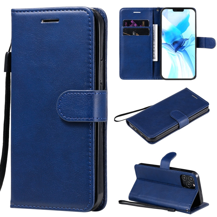 Solid Color Horizontal Flip Protective Leather Case with Holder & Card Slots & Wallet & Photo Frame & Lanyard