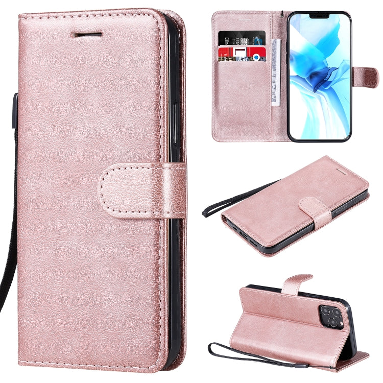 Solid Color Horizontal Flip Protective Leather Case with Holder & Card Slots & Wallet & Photo Frame & Lanyard