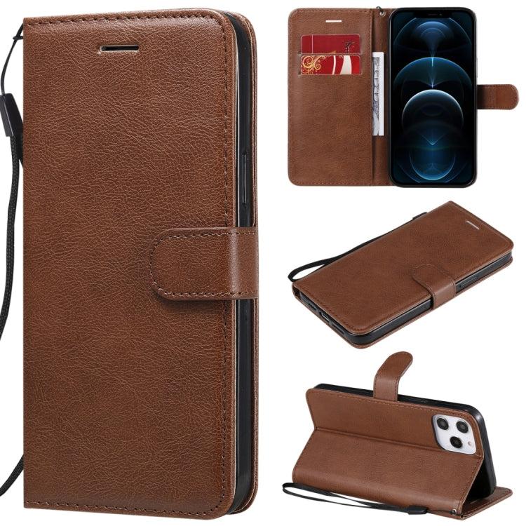 Solid Color Horizontal Flip Protective Leather Case with Holder & Card Slots & Wallet & Photo Frame & Lanyard