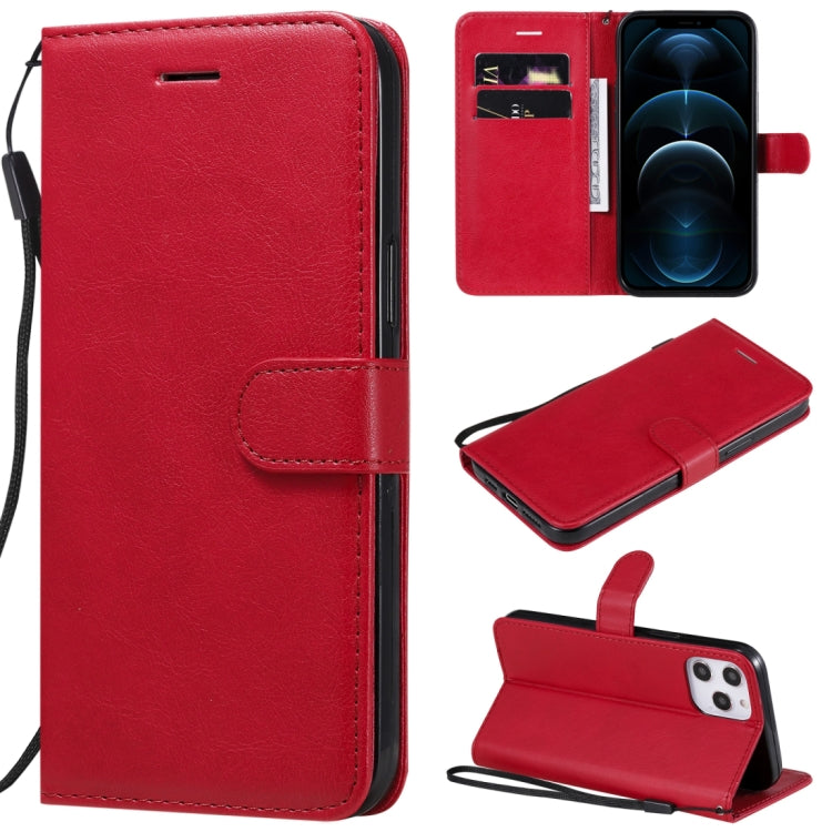 Solid Color Horizontal Flip Protective Leather Case with Holder & Card Slots & Wallet & Photo Frame & Lanyard